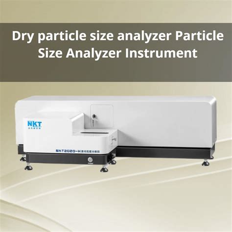 Dry method laser particle size Analyzer solution|dry method development.